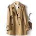 ng2510292 Women's Mid-Length Trench For Petite Sizes, Versatile 2025 Spring And Autumn New Korean Style Waist-Cinching British_ecoleips.com