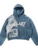 Dark Color Punk Big Butterfly Hoodie Harajuku Style Aesthetic Couple Hip Hop Gothic Streetwear Sweatshirt_ecoleips.com