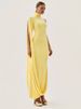Blifanbo Split Turtleneck Sexy Maxi Dress Women Gown One-shoulder High Waist Bodycon Solid Fashion Club Party Long Dress Elegant_ecoleips.com