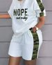 2024 Autumn New Cross-Border European And American Women's Clothing Bestseller Short-Sleeve Two-Piece_ecoleips.com