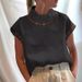 Women's Clothing Solid Color Hollow Tops Casual High Collar Linen Lace Breathable Shirt_ecoleips.com