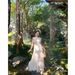 White Sleeveless Waist Cinched Long 2025 Summer New French High-End Temperament Light Luxury Dress Women's Clothing_ecoleips.com