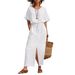 Women's Bohemian Style Batwing Sleeve Top And Long Skirt Set Spring Summer_ecoleips.com