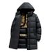 Men's Graphene-Infused Mid-Length Winter Coat With Hood – Thickened, Loose Fit, Stylish Casual Jacket For Cold Weather_ecoleips.com