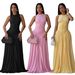 Elegant Solid Color Women's Dress Fashion Sleeveless round Neck Clothing_ecoleips.com