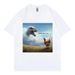 Remember Who You Are! Dinosaur Chicken Funny T-shirts High Street Fashion Trend T-shirt Men Women Casual Short Sleeve T Shirts_ecoleips.com