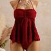 Women's Clothing Women's Detachable Halter Neck Swimsuit Sexy Summer Swimwear Set Beach & Pool Ready Quick-Dry Polyester, Modest Coverage_ecoleips.com