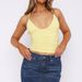 2026 's Fashion Sexy V-neck Solid Color Versatile Slim Fit European And American Style Camisole Top For_ecoleips.com
