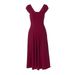 French-style Solid Color Back-tie Tight-fitting Dress, 2025 Winter New Fashion, Zippered Shoulder Strap Long Dress_ecoleips.com