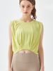 K Quick Drying Sports Vest, Thin Fitness Yoga Cover, Sleeveless Loose Fitting Short Fitness Suit_ecoleips.com