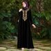 Women's Fashion Print Dress Autumn New Style Foreign Trade Clothing_ecoleips.com
