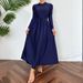 Muslim Swimsuit Ladies Long Sleeve Swimwear Beach Dress Anti-Light Large Swing Skirt Suitable For Swimming And Water Sports_ecoleips.com