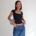 Women's Short Ribbed T Shirts European And American Style Niche Tops Cross Border Sourcing_ecoleips.com