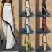 Elegant Hooded Color-Block Two-Piece Set Irregular Cut Women's Outfit Thin Polyester Spring/Summer_ecoleips.com