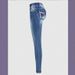 Women's Slim Fit Jeans Embroidered Pocket Casual Cotton Denim Jeans For Office Lady Street Style_ecoleips.com