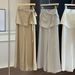 High-Waisted Wide-Leg Trousers for Women Ice Silk Linen Flared Hem Relaxed Casual Style Floor-Length Summer Bottoms_ecoleips.com