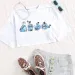 KPop Demon Hunters Camiseta De Tigre Para Mujer Tops Cortos De Manga Corta Con Cuello Redondo, Camiseta Regalo Para_ecoleips.com