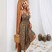 European And American Fashion Best-Selling 2024 Summer Cross-Border Leopard Print Strap Dress Foreign Trade_ecoleips.com