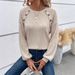 In-stock 2024 Autumn/Winter European American Style Lace Patchwork Raglan Sleeve Women's T-shirt, Fashionable Versatile,_ecoleips.com