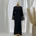 Loriya2024 Middle East Turkey Dubai Embroidered Elegant Dress Robe LR735_ecoleips.com