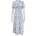 Women's Clothing Fashion Print French Backless Slim Suspender Slit Dress_ecoleips.com
