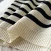 Summer Striped Beach Knitted Dress O Neck Short Sleeves Chic Hotsweet Slim Sundress Streetwear Y2K Bodycon Midi Dress_ecoleips.com