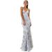 2025 New Cross-Border European And American Women's Fashion . Strap V-Neck Backless Sequin Tie Dress_ecoleips.com