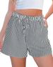 New Summer Striped Casual Sports Outdoor Shorts Breathable Casual Pocket Fashion Three Point Pants_ecoleips.com