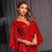 2025 New European And American Bridal Summer Dress, Sexy Slit Sequin Long Floor-Length Evening Gown_ecoleips.com