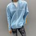 Autumn New Rainbow Light Luxury Unisex Internet Celebrity Couple Sweatshirt Zipper Cardigan Student Angel Jacket_ecoleips.com