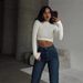 AC822 Foreign Trade New High-neck Short Fashion Casual Slim-fit Versatile Knitted Top With Exposed Navel And Long_ecoleips.com