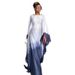 Women's Clothing Tassel Tie Dye Printed Long Skirt For Middle Eastern Saudi Arabian Dress Robe Fashionable Muslim Clothing Modest Abaya Dress_ecoleips.com