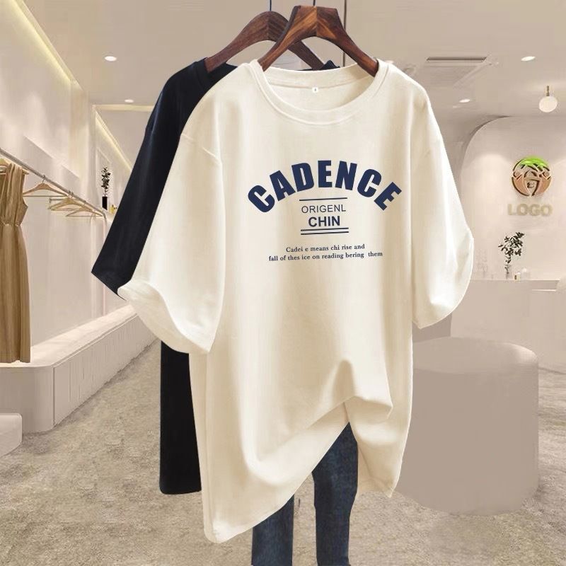 Women's Clothing Regular Style Niche Short Sleeved T Shirt Female Large Version Top Ins Trend_ecoleips.com