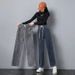 High-waisted Straight Wide-leg Jeans Women, Loose Fit, New Autumn Style, Elastic Waist, Slimming, Suitable For Petite_ecoleips.com