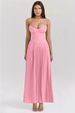 Women's Clothing Fashion Elegant Tube Top Sleeveless Pleated Tube Top Dress_ecoleips.com