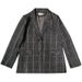 Women's Clothing new plaid small suit for women all match style spring loose version casual net celebrity jacket for women autumn_ecoleips.com