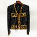 Women's Clothing Celebrity Temperament Fashion New Heavy Sequin Chain Short Jacket Cardigan Coat_ecoleips.com
