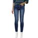 Women's Clothing Front Button Pocket Simple Plus Velvet Skinny Pants_ecoleips.com