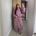 Autumn And Winter Women's Clothing Crew Neck Pullover Head Wide Leg Trousers Suit Fashion Casual Long Sleeve Sweater Cover_ecoleips.com