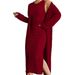 Voya Women's Lazy And Minimalist Fashion Set 2026 Autumn And Winter New Dress Jacket Two-piece Set_ecoleips.com
