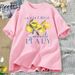 Italy Lemon Fruit T Shirt Womens Tee Summer Cotton Short Sleeve Loose T-shirt Casual Unisex Comfortable Y2k Clothes Tees_ecoleips.com