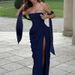Women Sexy Strapless Split Pleated Long Dress Spring Solid High Waist Lace-up Party Dress Summer Backless Hollow Boho Maxi Dress_ecoleips.com
