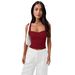 2026 Spring/Summer Hot-Selling New Y2K Square Neck Lace Trim BM Tank Top European And American Sexy Bowknot Camisole_ecoleips.com