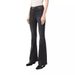 Women's Clothing Bell Bottom Pants Spring And Summer Black Elastic High Waist Jeans Women's Big Bell Bottom Wide Leg Loose Slim_ecoleips.com