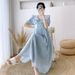 Summer New Korean Fashion Doll Collar Sweet Loose Maternity Dress_ecoleips.com