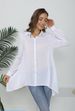 Spring And Autumn Chiffon Sunscreen Black Shirt Women's Long Sleeve Han Fan Medium And Long BF Style Loose Sexy Pajama Shirt_ecoleips.com