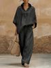 Elegant Women's Knit Cardigan Set - Soft Casual Lounge Wear With Versatile Styling Options_ecoleips.com