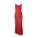 Elegant Backless Bodycon Dress for Women V-Neck High Waist Stretchy Polyester Sexy Slit Long Dress with Adjustable Straps_ecoleips.com