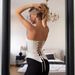 European And American Style Sexy Hot Girl Strapless Corset With Waist-cinching Versatile Design, Satin Hip-enhancing_ecoleips.com