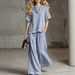 Women's Comfortable Soft Printed Striped Long Sleeved Pajama Set European And American Style Spring Summer New Arrival_ecoleips.com